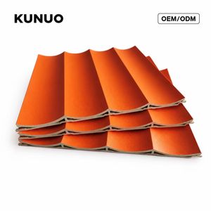 Panneau mural en WPC de qualité supérieure pour l'intérieur, imperméable, écologique, à lamelles cannelées 3D, pour la décoration des chambres et des hôtels - Product Image 1
