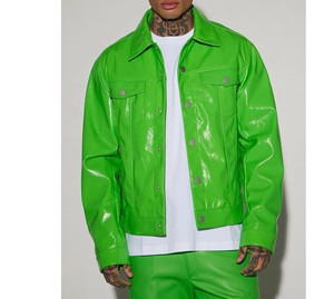 Conjunto Deportivo Impermeable para Hombre, Estilo Urbano, Manga Larga, Color Sólido, Cuello Camisero, Corte Regular, Moda Primavera - Product Image 3