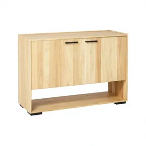 Amirasea Bufet, Mueble de Madera Maciza, Diseño Tradicional Java, Ecológico, Duradero, para Sala de Estar, Escritorio Rectangular Ajustable - Product Image 5
