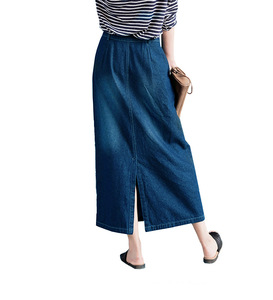 High Waist Women Ladies Denim & Skirt - Product Image 3
