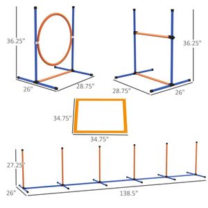 Attrezzatura per l'addestramento all'agility canina per un allenamento efficace dei cani - Product Image 3