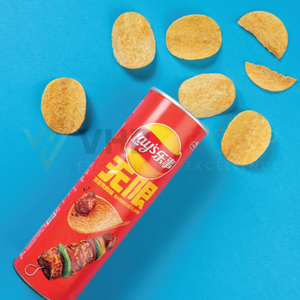 Croustilles de pommes de terre LAYS saveur barbecue, origine Chine, 70g - Product Image 3