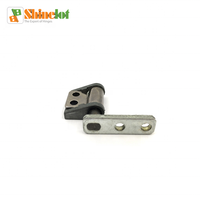 Charnière à friction 1000-0401-HNG MODEL BENT R Custom Free Stop en acier/acier inoxydable/fonte de fonte, couple de 10,0 kg.cm, finition oxyde noir