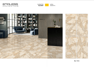 Azulejos de Porcelana Mate de Diseño Moderno, 600x1200mm, 8mm de Grosor, para Pisos Interiores de Dormitorios, Directo de Fábrica, para Uso en Apartamentos - Product Image 4