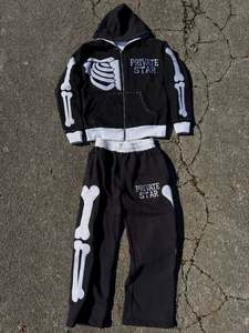 Conjunto Deportivo Personalizado para Hombre, Chaqueta y Pantalones Ligeros de Nailon, con Cierre, Cortavientos, Informal, para Correr, Traje Deportivo - Product Image 2