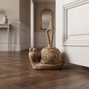 <b>Rustic</b> Snail Shape <b>Door</b> Stopper Plant Fiber Handicraft Hanging Decorative Antique Weathering Design - Product Image 3