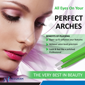 Juego de Pinzas Profesionales para Cejas de Acero Inoxidable Verde, Pinzas Inclinadas de Precisión para el Cuidado de las Cejas, Herramienta de Maquillaje - Product Image 4
