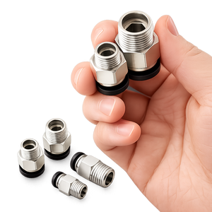 Pneumatic Tools Accessories and Parts Gas Pipe Joint <b>Quick</b> Insert PC04-M5 PC06-M5 Pipe Thread <b>Quick</b> Screw JointPneumatic Tools - Product Image 4