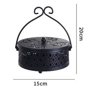 เตาเผาบัคฮูร์แบบดั้งเดิมจากตะวันออกกลาง ออกแบบมาเพื่อสร้างกลิ่นหอมอบอุ่นในบ้าน พื้นที่สวดมนต์ ทำจากโลหะ เป็นมิตรกับสิ่งแวดล้อม ใช้สำหรับพิธีกรรมทางศาสนา - Product Image 3