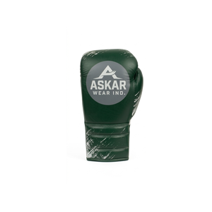 Guantes de Boxeo Askar Wear Ind, de Cuero Verde, con Cordones, Dedos Completos, Equipo de Entrenamiento para Adultos - Product Image 3