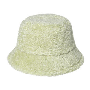Sherpa Unisex Plush <b>Warm</b> Bucket <b>Hat</b> with Fashionable Embroidery Winter Wool Sheep Brim for Cycling Fishing Adult Sports - Product Image 3