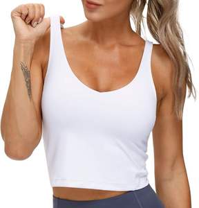 Soutien-gorge de sport personnalisé avec logo, confortable, à couvrance complète, réglable, haute performance, respirant, sans coutures, sans armatures, push-up, pour la gym - Product Image 2