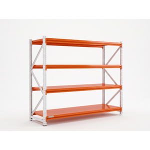 Estante de Almacenamiento de Uso Medio - Estante para Herramientas de Acero Laminado en Frío, Ensamblado, Naranja/Negro, OEM 1000-1500mm, Personalizable, Atornillado - Product Image 2