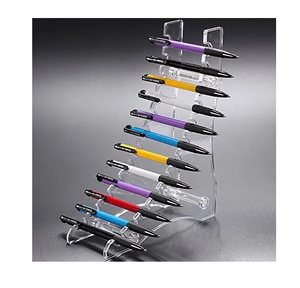 Support de rangement pour papeterie de bureau, porte-crayons en acrylique, présentoir pour pinceaux, grande capacité, présentoir pour crayons, accessoires pour stylos - Product Image 4