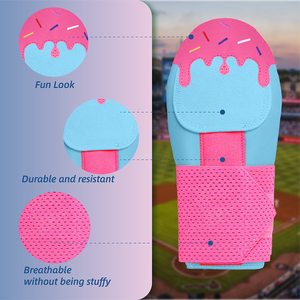 Guante de Béisbol con Diseño de Helado Rosa, Guante Ligero de Protección para la Palma para Niños, Uso Recreativo, Precio al por Mayor - Product Image 3