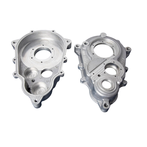 Pièces de boîte de vitesses en aluminium industriel, pièces moulées, revêtement en poudre, composants de machines OEM personnalisés, VARTIS ENGINEERING, certifié IATF 16949 - Product Image 1
