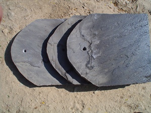 Classic Black Grey Roof Tiles Villa & Hotel Decoration Natural <b>Stone</b> Roofing Material Outdoor Big Slab Modern Design - Product Image 1
