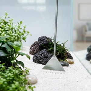 12.5 Inch Stainless Steel Aquarium Sand Scraper for Fish Tank Aquascaping - Product Image 1