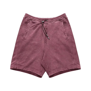 <b>Mens</b> Athletic Casual Jogger <b>Shorts</b> Drawstring Closure Solid <b>Pattern</b> Front Logo 100% Cotton Quick Dry Activewear Running <b>Shorts</b> - Product Image 1