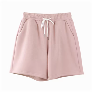 Shorts de course décontractés pour hommes 100 % coton molletonné, écologiques, respirants, séchage rapide, anti-plis, brodés, élastiques - Product Image 3