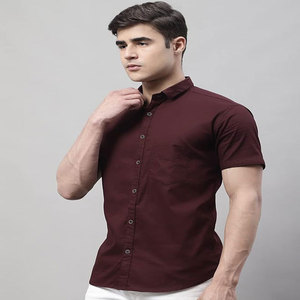 Chemises boutonnées à manches courtes pour hommes T-shirts d'été de style décontracté avec chemises boutonnées légères - Product Image 3