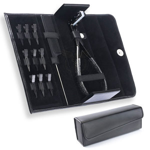 Kit d'outils pour extensions de cheveux en acier inoxydable QORVEX INSTRUMENTS, comprenant des pinces pour extensions adhésives, 9 pinces de sectionnement et un peigne à queue de rat - Product Image 3