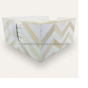 100% High Quality Bone Inlay Tea and Coffee <b>coaster</b> and Customized Size and square Shape and <b>coaster</b> Stand - Product Image 3