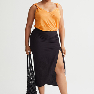 Chaleco Corto de Punto para Mujer, Estilo Urbano, con Capucha, Color Blanco, Decorado con Volantes, de Spandex, para Verano - Product Image 1