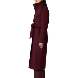 Autumn Winter <b>Plus</b> <b>Size</b> Women's Mid Length Woolen <b>Trench</b> <b>Coat</b> Double Breasted Warm Fashion Overcoat Ladies Outerwear - Product Image 4