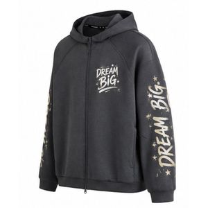 Sweat-shirt à capuche personnalisé avec impression graphique, veste unisexe surdimensionnée, streetwear - Product Image 3
