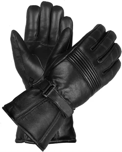 Guantes de Motociclismo de Cuero para Exteriores, Ligeros, Transpirables, Antideslizantes, Compatibles con Pantalla Táctil, para Ciclismo - Product Image 3