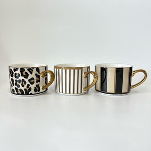 Tazza da <span class=keywords><strong>Caffè</strong></span> Artistica Placcata in Oro, Unica ed Elegante, Ideale per Tè del Pomeriggio in Casa, Abbinamenti e Servizio del <span class=keywords><strong>Caffè</strong></span> in Ristoranti di Lusso - Product Image 1