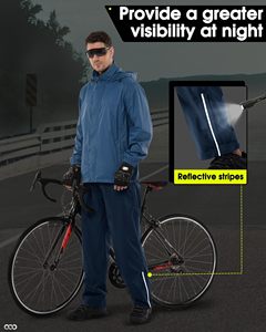 กางเกงกันฝนผู้ชาย น้ำหนักเบา สำหรับกิจกรรมกลางแจ้ง ขายส่งแบบ OEM - Product Image 3