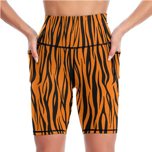 Shorts de Yoga Transpirables y Ecológicos con Logotipo Personalizado para Mujer, Shorts de Gimnasio sin Costuras de Cintura Alta para Entrenamiento Físico y Ropa Deportiva - Product Image 1