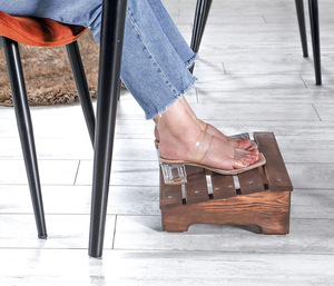 Wooden Under Desk Footrest <b>Ergonomic</b> Foot Rest for Office Chair Desk Table Home Office Comfort Support Adjustable Foot <b>Stool</b> - Product Image 2