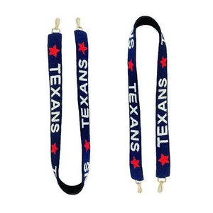 Texans Ribbon <b>Strap</b> With Raised Text Fashion Accessory Colorful Design - Product Image 6