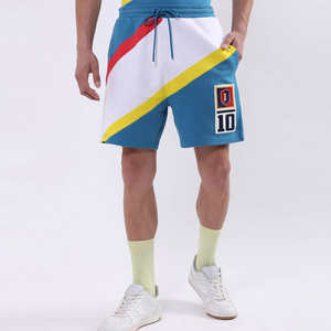 Los Mejores Shorts de Estilo Urbano para Hombre, Material Cómodo con Cintura Elástica, Color Sólido y Diseño con Estampado Tropical - Product Image 1