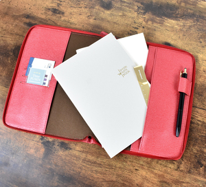 Agenda double (journal quotidien) format A5/B6, reliure cousue, couverture ronde en PU - Product Image 3