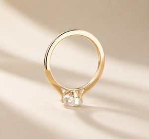 Anillo Solitario de Diamante Corte Marquesa Holandés de 2.01CT, Cultivado en Laboratorio, Oro Sólido de 18K, Rodio, Regalo Romántico para Novia, Boda, Fiesta - Product Image 5