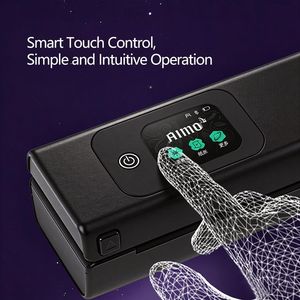 เครื่องพิมพ์ลายฉลุ<span class=keywords><strong>สัก</strong></span>แบบพกพา AM-X6 ไร้สาย บลูทูธ เครื่องถ่ายโอนลายสัก<span class=keywords><strong>แบบ</strong></span>ความร้อน สำหรับกระดาษขนาด A4 Letter - Product Image 3