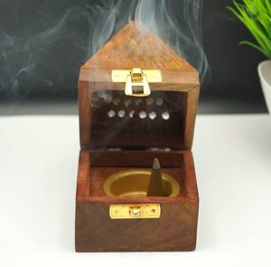 Quemador de Incienso Bakhoor, Regalo Promocional para Ramadán y Eid, Quemador de Incienso de Madera, Producto Indio para Hoteles y Escritorios - Product Image 2