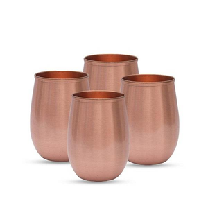Pure Copper <b>Mini</b> Tumbler Exporter India Premium Quality Handmade Drinkware Manufacturer - Product Image 1