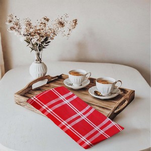 Paño de Cocina de Algodón de Primera Calidad, Diseño de Verificación, Secado Rápido, Toallas de Cocina de Golf de la India a Precio de Mayoreo - Product Image 4
