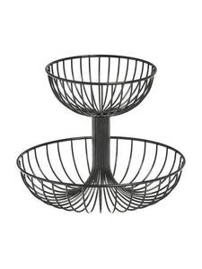 Modern Gold Kitchen Decor, Minimalist <b>Wire</b> Stand, Art Fruit Holder, Luxury Countertop Storage, Chic Kitchen Accessories. - Product Image 6