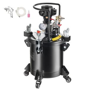 Spruzzatore di Vernice Automatico a Pressione Fai-da-Te da 10L/2,5 Galloni con Pressione Regolabile a 70psi e Funzione di Agitazione - Product Image 1