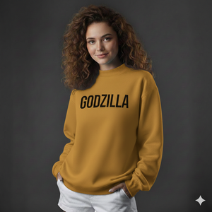 เสื้อสเวตเชิ้ตโอเวอร์ไซส์ลายกราฟิกก็อดซิลล่า ทรงหลวม แขนยาว สวมใส่สบาย เหมาะสำหรับฤดูหนาว - Product Image 6
