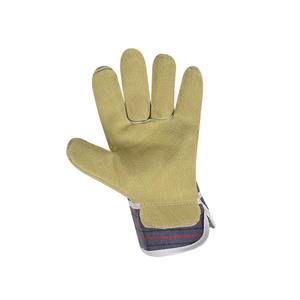 Nouveauté : Gants de travail ignifuges pour la construction industrielle, gants de travail en cuir de vachette de qualité supérieure avec manchette de sécurité - Product Image 3