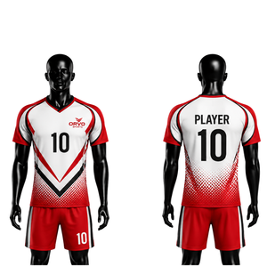 Ensemble de vêtements de sport de volley-ball personnalisés |   Maillot et short d'équipe par sublimation |   Tenues de volley-ball respirantes pour hommes, femmes et équipes de jeunes - Product Image 3