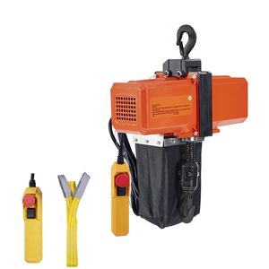 Paranco Elettrico a Catena da 1100 Libbre, Altezza di Sollevamento 15 FT, 120V Monofase, Gru a Ponte con Catena G100, Cavo da 10 FT per Settori Agricoli e Industriali - Product Image 1