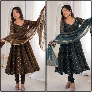 เปิดตัว Bolliwood gwon & pent & dupatta reddy ดีไซน์ใหม่ที่กำลังมาแรงเพื่อสวมใส่ดีไซน์ที่ดูดี - Product Image 5